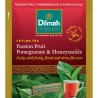 DILMAH Passion Fruit, Pomegranate & Honeysuckle flavoured black tea - 25 tea bags x 2g